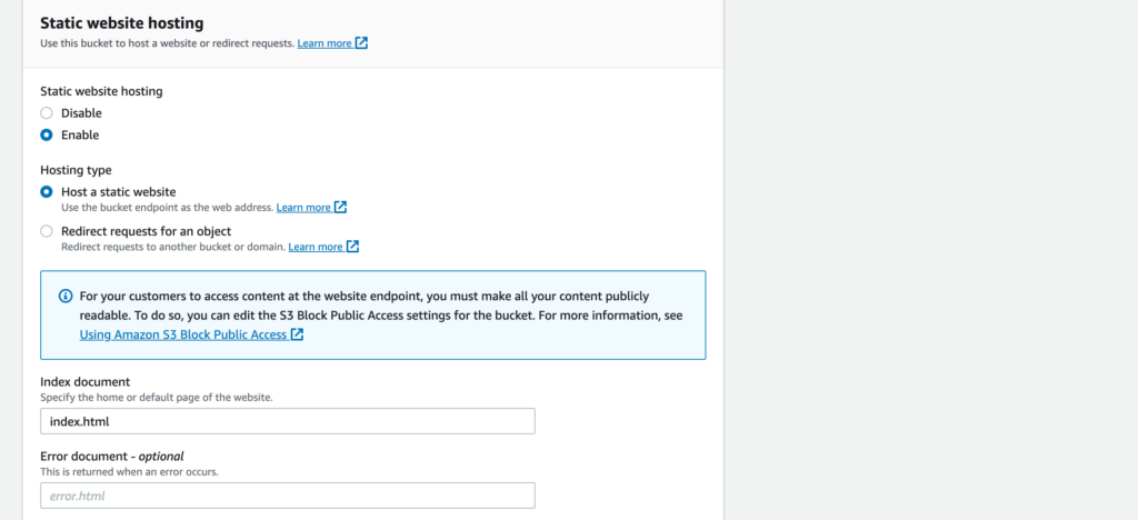 host site using aws s3 and cloudflare